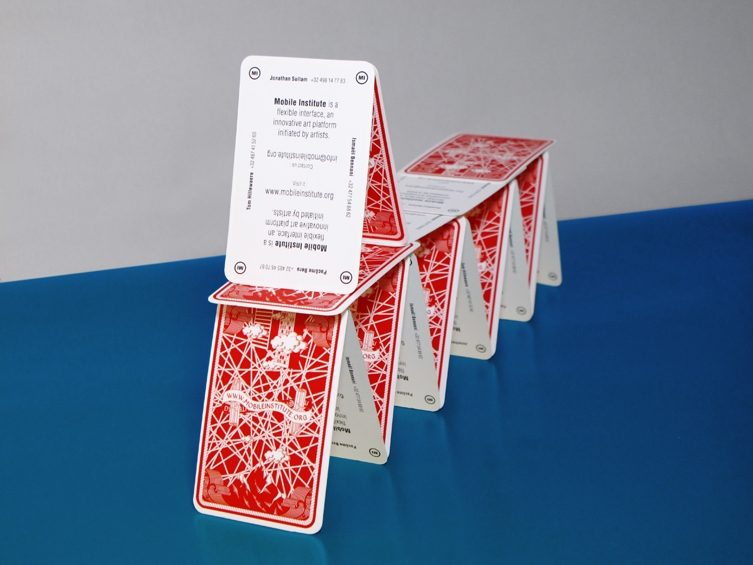 Überknackig project : Mobile Institute - Business card